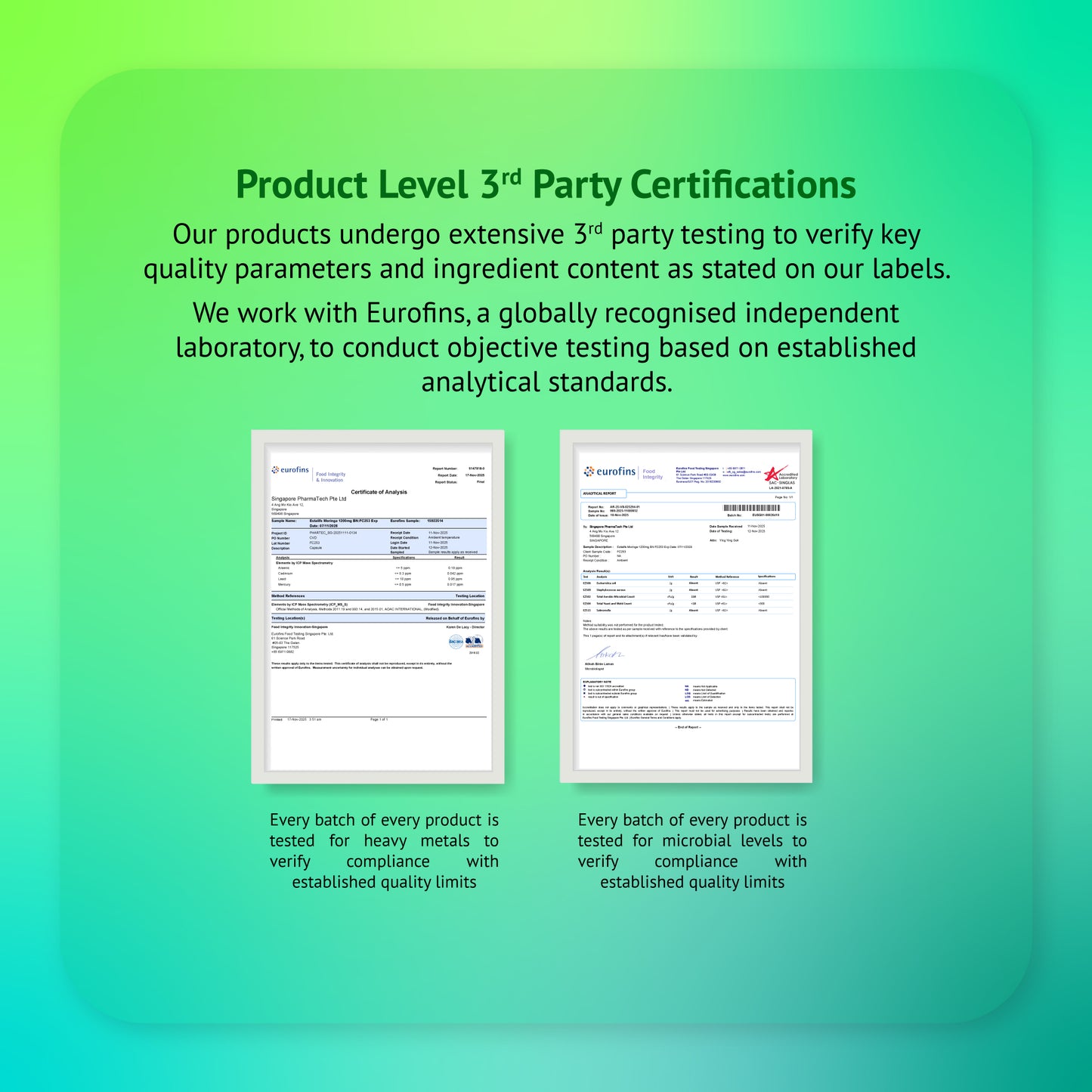 Estalife Moringa Leaf 1200MG