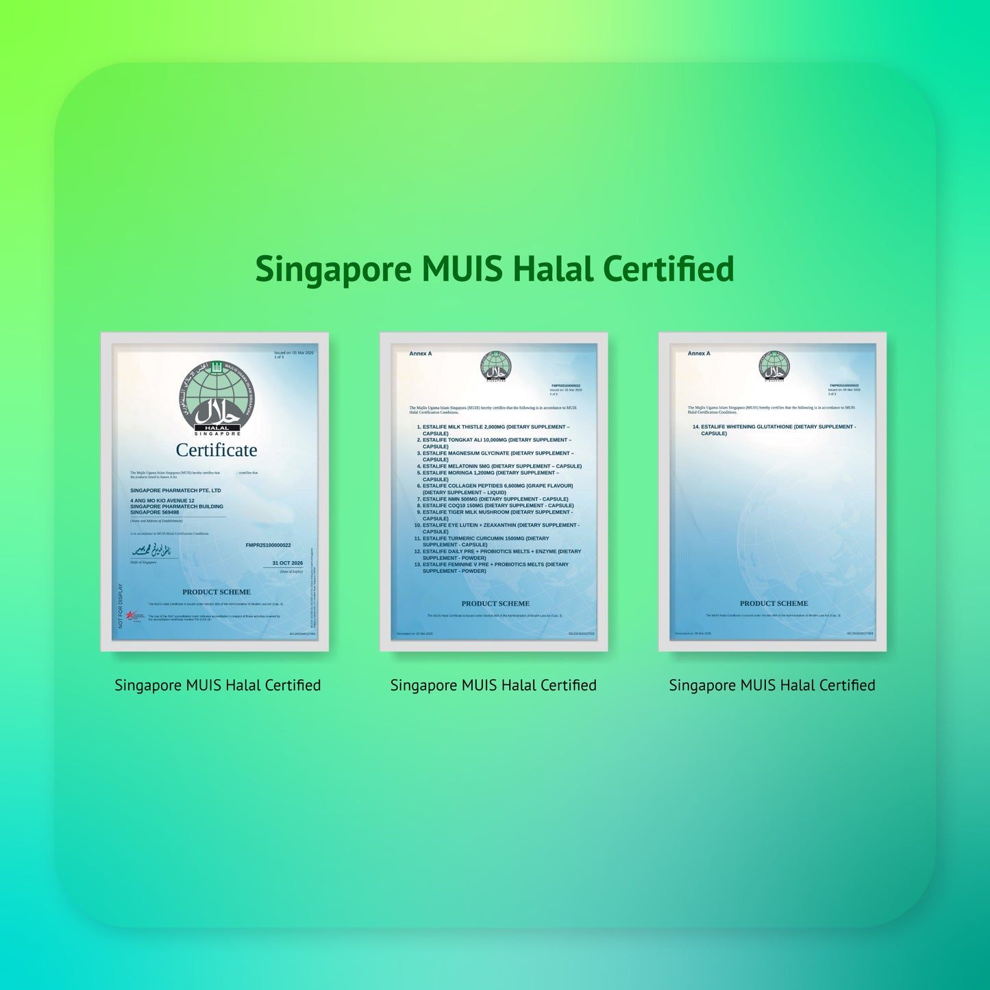 Estalife Moringa Leaf 1200MG