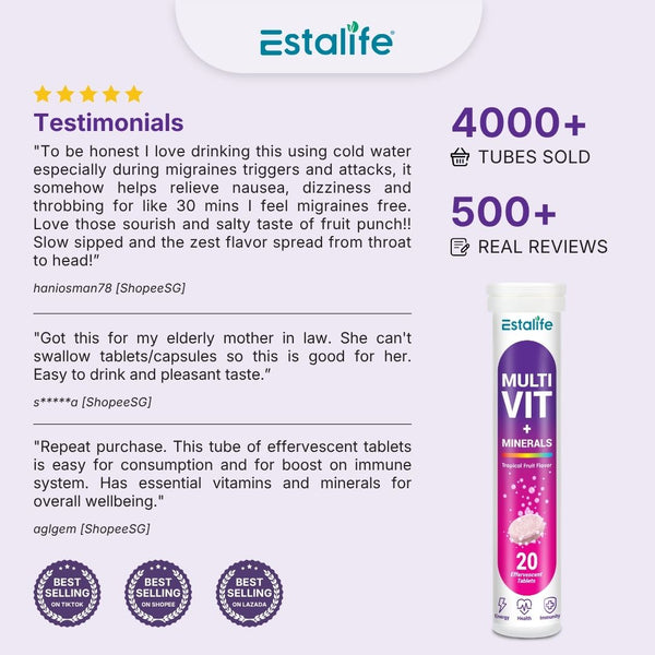 Multi-Vit + Minerals Effervescent