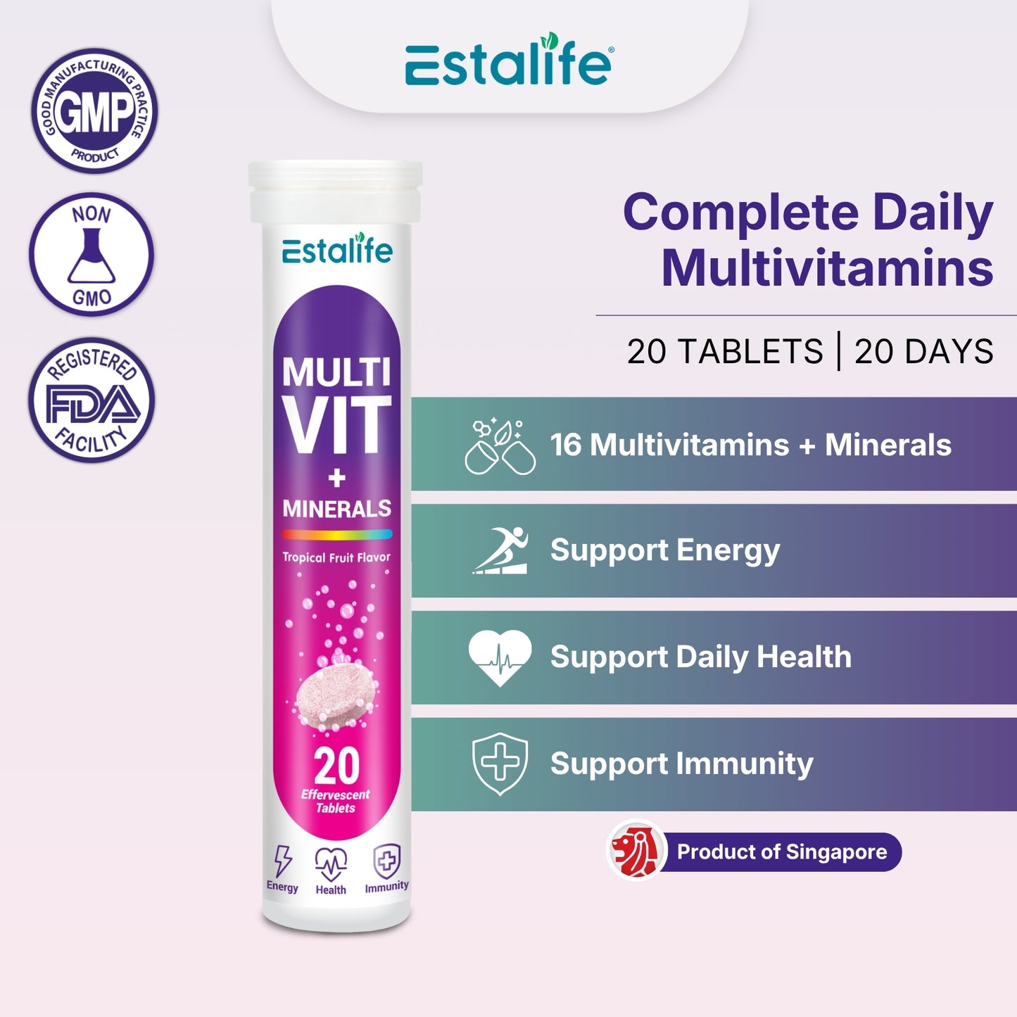 Estalife Multi-Vit Effervescent