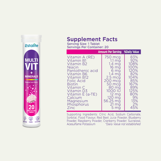Estalife Multi-Vit Effervescent