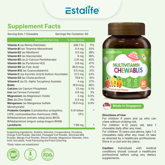 Estalife Kids Multivitamin Chewables