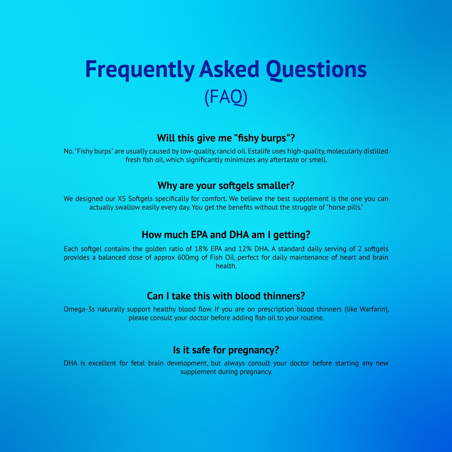 ESTALIFE® 欧米伽-3 DHA 鱼油