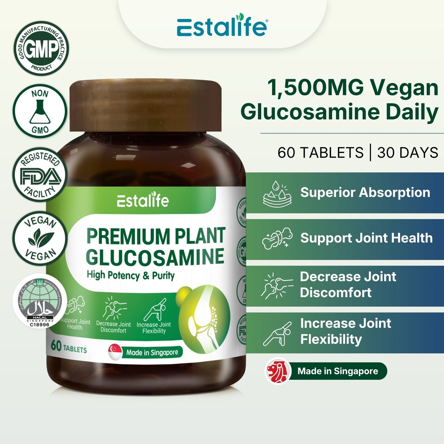 Estalife Premium Plant Glucosamine