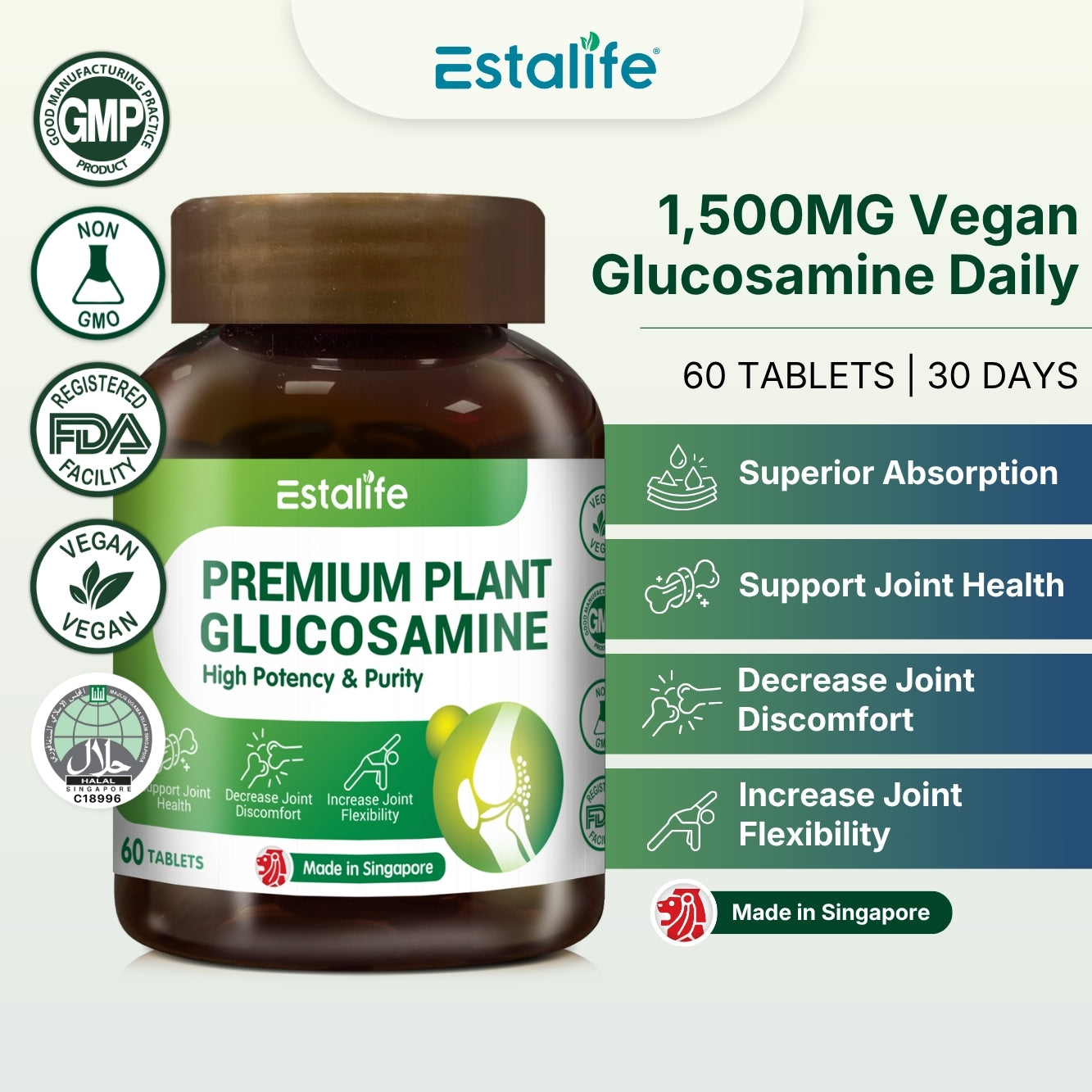 Estalife Premium Plant Glucosamine