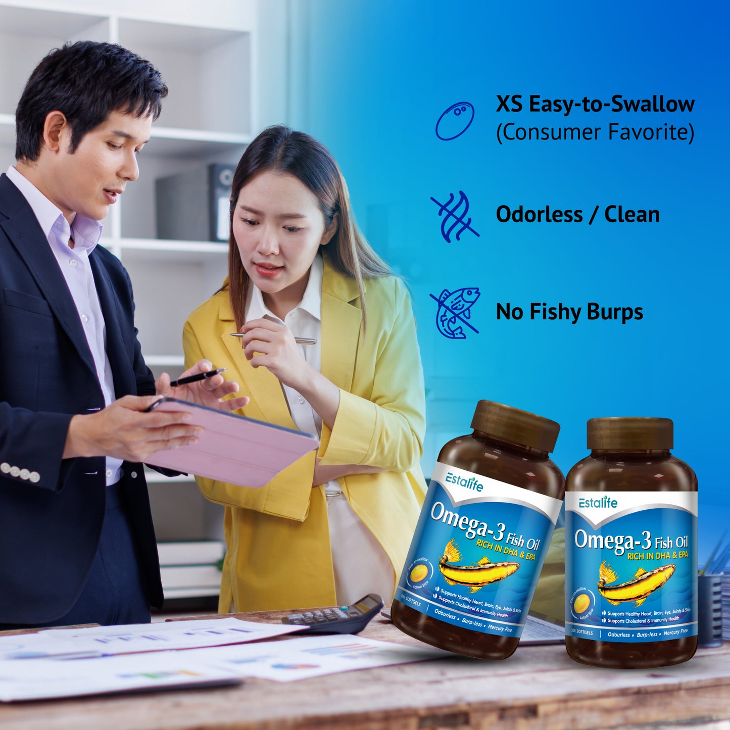 ESTALIFE® 欧米伽-3 DHA 鱼油