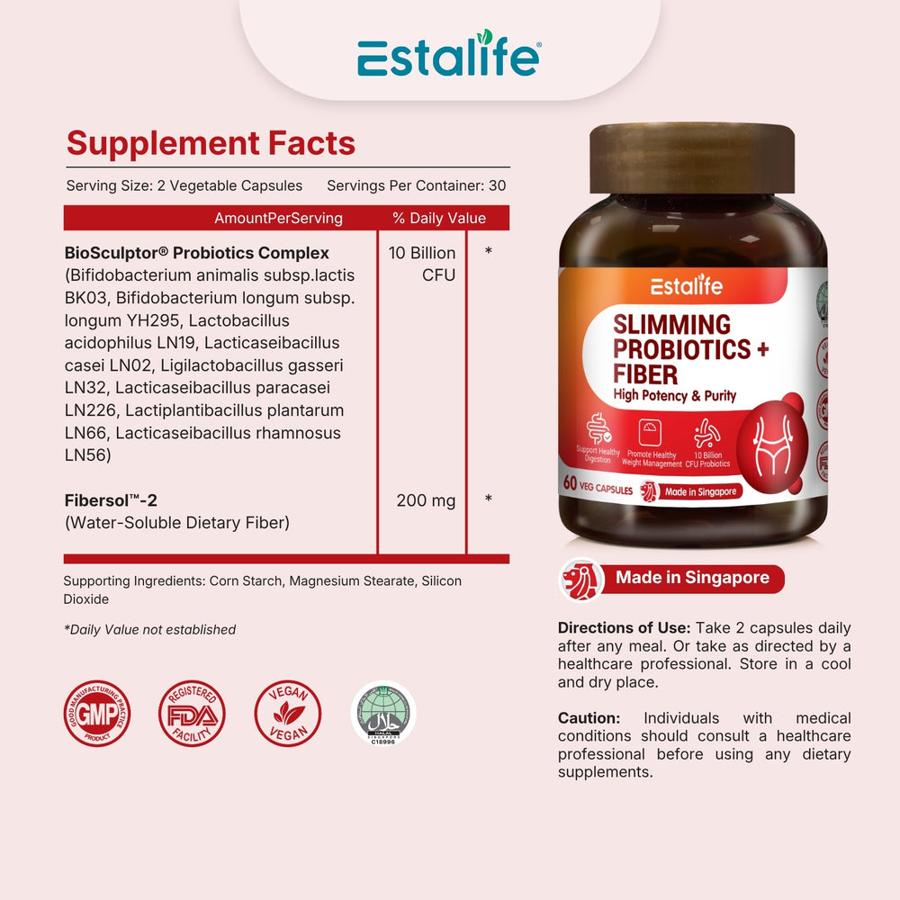 Slimming Probiotics + Fiber