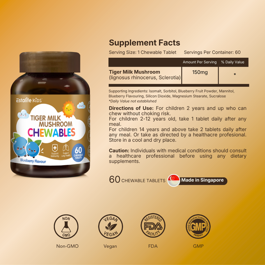 Kids Tiger Milk Mushroom Chewables