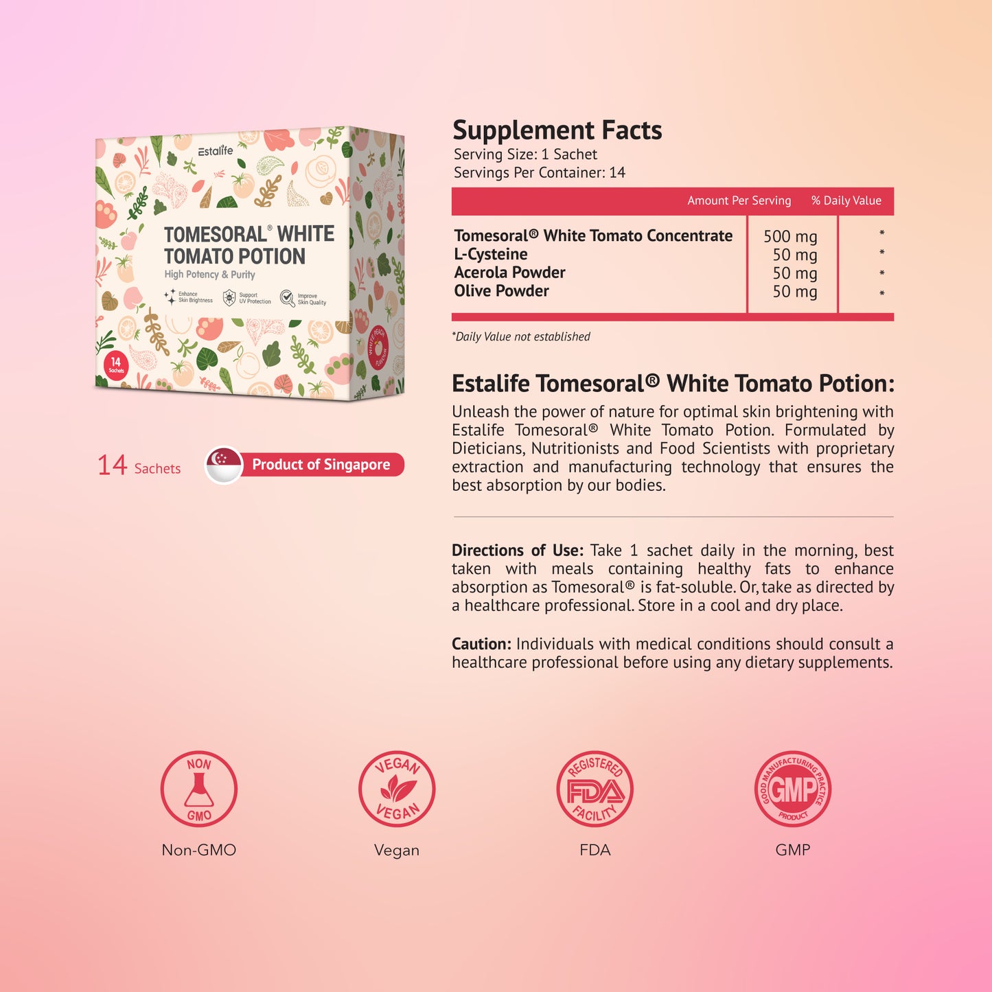 Estalife Tomesoral White Tomato Potion