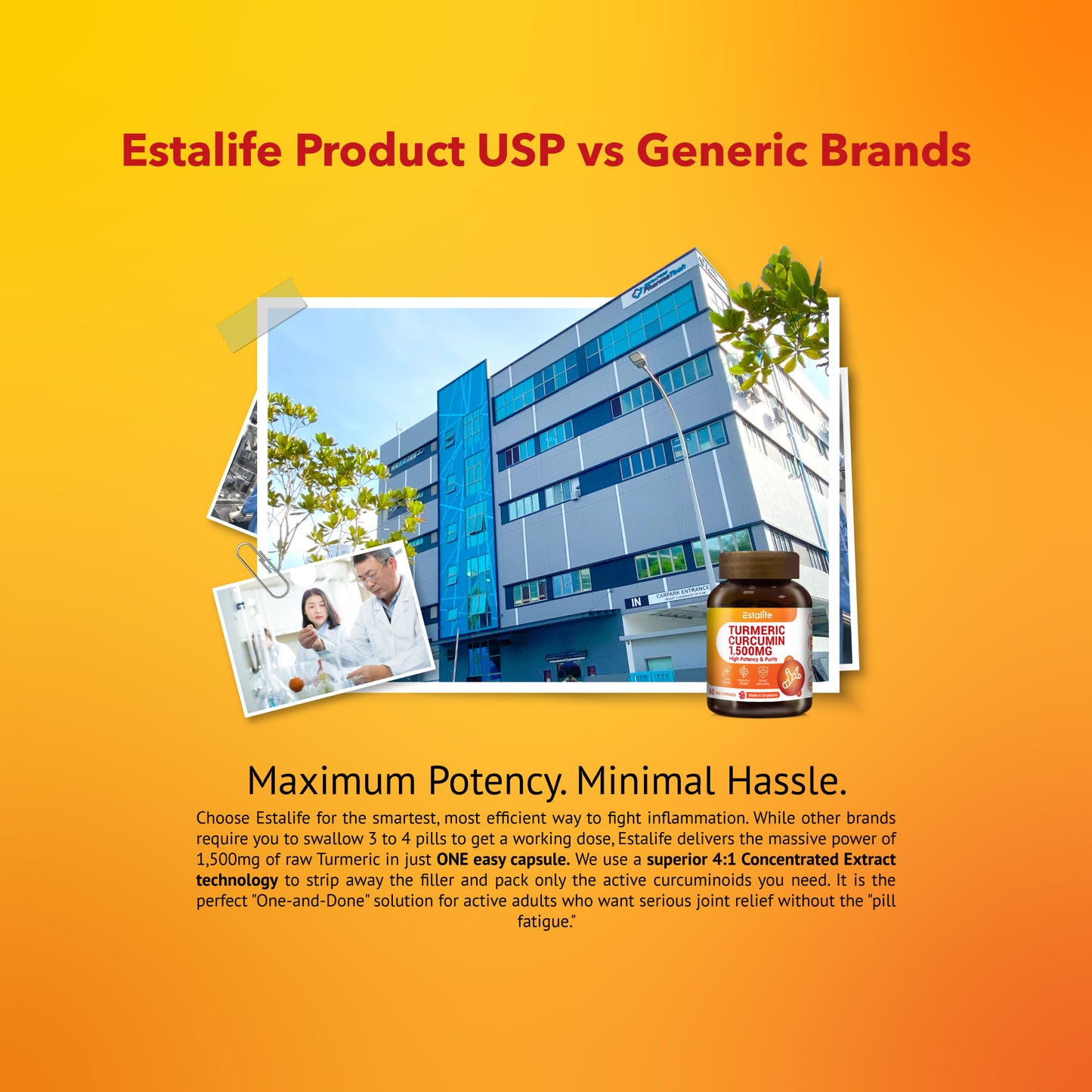 Estalife Turmeric Curcumin 1500MG