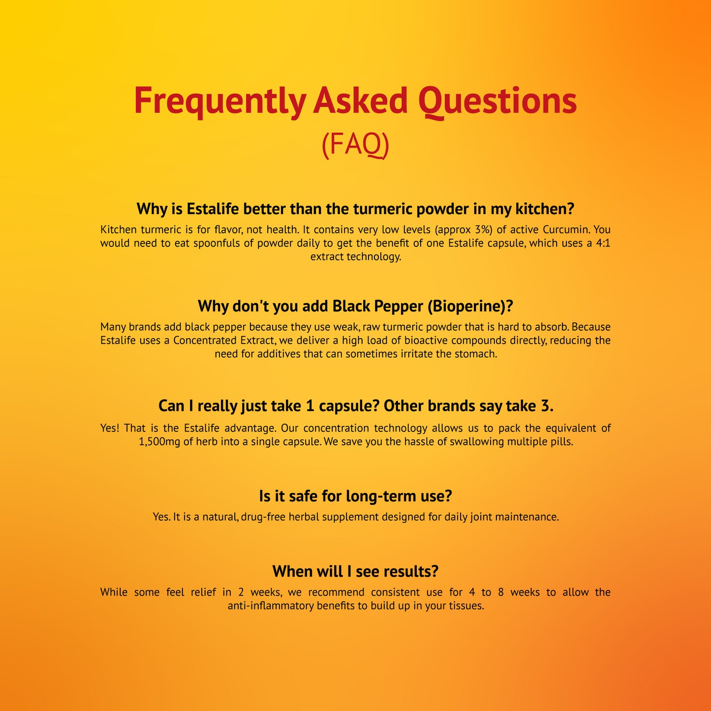 Estalife Turmeric Curcumin 1500MG