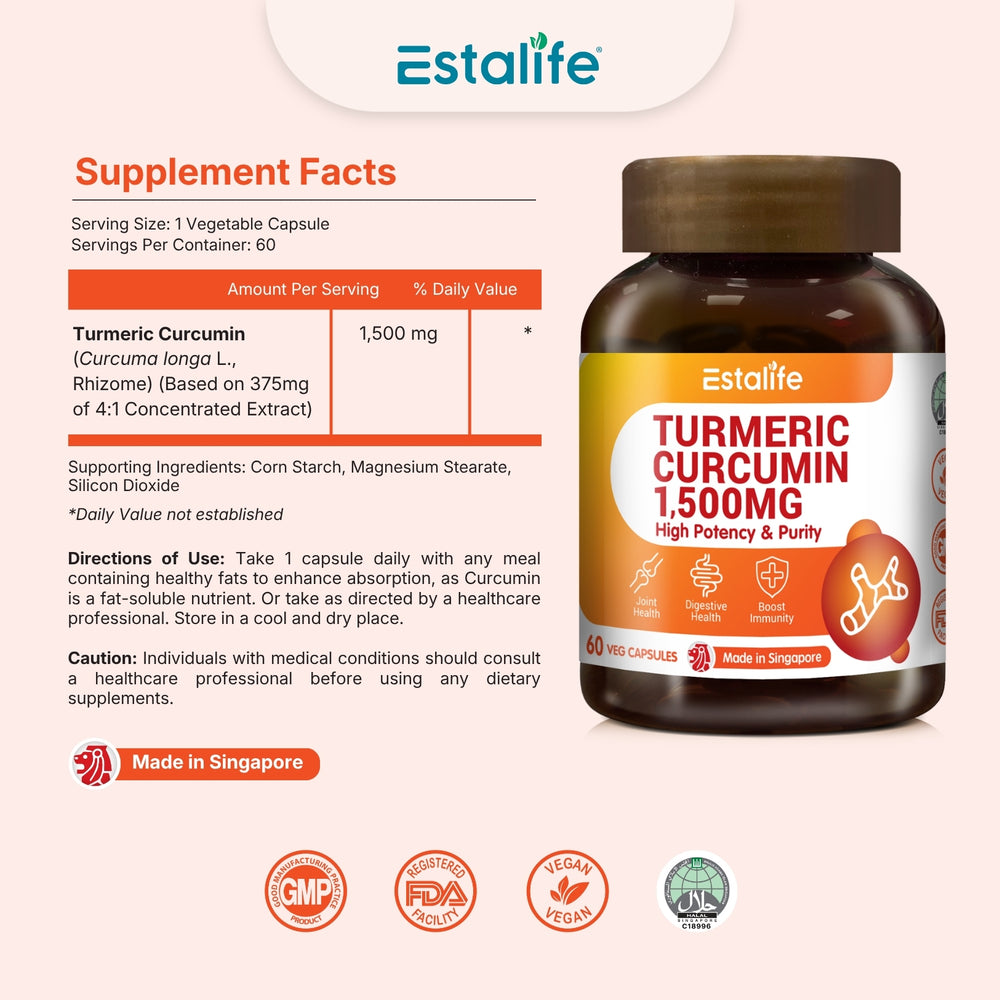 Turmeric Curcumin 1,500MG