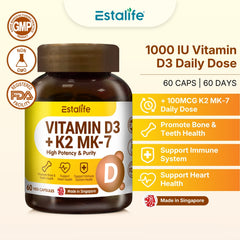 Vitamin D3 + K2 MK-7