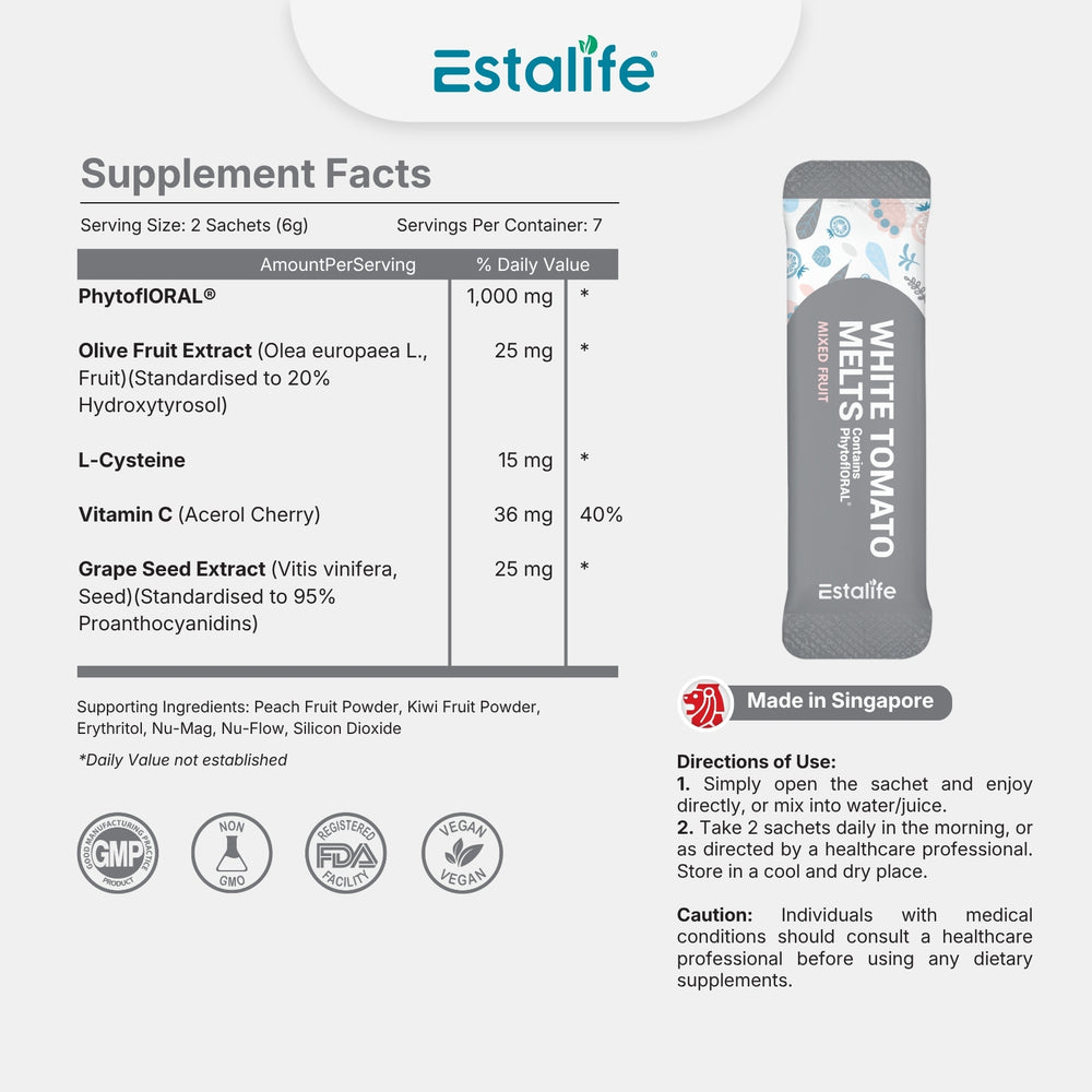White Tomato Melts 1,000MG