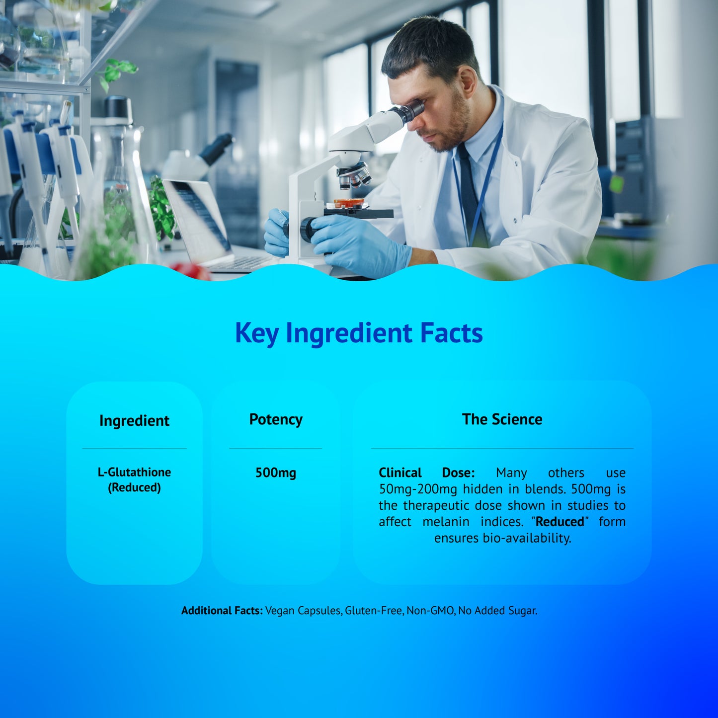 Estalife Whitening Glutathione 500MG | Skin Supplement | Brightening | Liver | 60 Capsule