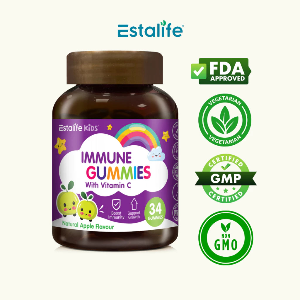 Estalife Kids Immune + Vitamin C Gummy with Zinc and Echinacea